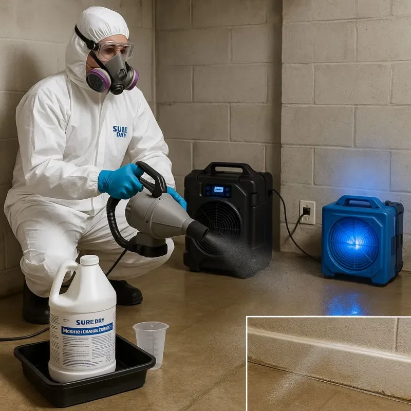 Sanitization and Odor Removal process in Woodland Park, CO